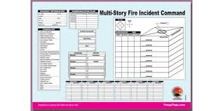 incident command worksheet pad story structure