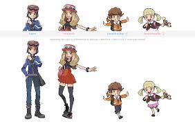 Free To Use Sprites Belong To Pokemon C Nintendo But Credit Me Please It S My Time I Spent On Them Hope You Pokemon Characters Pokemon Trainer Pokemon