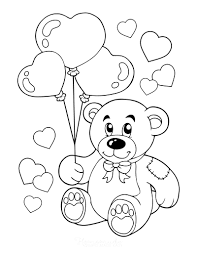View and print full size. 50 Free Printable Valentine S Day Coloring Pages