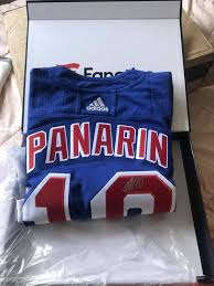 Adidas artemi panarin new york rangers nhl game authentic pro home or away jersey. Adidas Artemi Panarin Signed New 54 Jersey Hockey Apparel Jerseys Socks