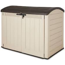 La dimension s'exprime souvent en litres. Coffre De Rangement Ou Abri A Velos Polypropylene Store It Out Ultra 2000 L Castorama