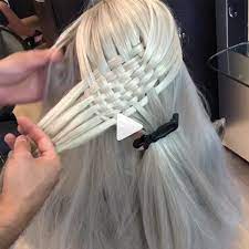 She listened to my requests and executed! Braiding Quickie Basket Weave Video How To Behindthechair Com