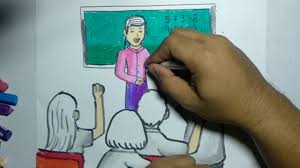 Koleksi mewarnakan gambar muslim dan kartun guru mengajar gambartopcom via gambartop.com. Cara Menggambar Guru Sedang Mengajar Youtube