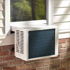 Plus, if you want to conserve a little energy, you will be able to open your window for some fresh outside air. The Over The Sill Low Profile Air Conditioner Hammacher Schlemmer