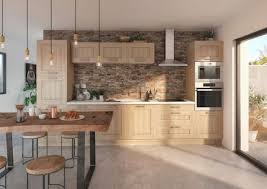 cuisine castorama meuble cuisine cuisine chene clair et cuisine bois clair