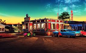 Pin By Irene Kao On Touch Of Vintage Retro Wallpaper Retro Diner Photography Wallpaper