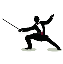 Man Silhouette In Still Pose Fencer Stock Vector Illustration Of Foilsman Illustration 77038665 Free for commercial use no attribution required high quality images. dreamstime com