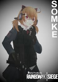 Smoke R6s X Girls Frontline Rainbow Six Siege Anime Girls Frontline Anime