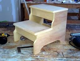 It's a basic project that takes very few materials and even less time. Hand Crafted Bedside Step Stool By Ambassador Woodcrafts Custommade Com