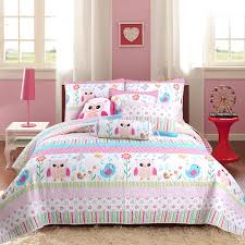 Fierce owl bedding set animal comforter cover double duvet cover pillowcase. Pink Gray Owl Quilt And Personalized Owl Pillow Home Living Blankets Throws Kromasol Com
