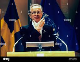 STEN ANDERSSON former Swedish politicians for Social Democratic and served  as Minister of Foreign affairs Stock Photo