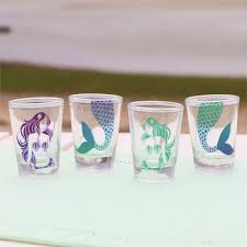 I love hors d' oeuvres so much that i can make a meal of them. Mermaid Shot Glasses Set Of 4 Under The Sea Ocean Beach Themed Barware