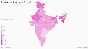 Shivam Vij على X: Porn-watching map of India... who spends the most time?  Other details here: t.cofnb5EkDQAS  X
