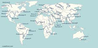 This printable world map is a great tool for teaching basic world geography. Test Your Geography Knowledge World Rivers Lizard Point Quizzes