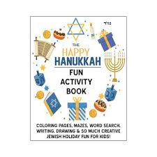 When a child colors, it improves fine motor skills, increases concentration, and sparks. The Happy Hanukkah Fun Activity Book Celebrate The Festival Of Lights With Cute Coloring Pages Mazes Matching Games Word Search Puzzles Chanukah Buy Online In South Africa Takealot Com