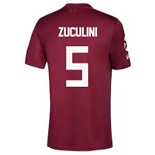 Join the discussion or compare with others! Herren Fussball Bruno Zuculini 5 Auswartstrikot Burgund Trikot 2020 21 Hemd Osterreich