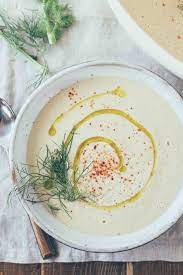 Creamy Cauliflower Leek Fennel Soup Bare Root Girl Fennel Recipes Creamy Cauliflower Fennel Soup