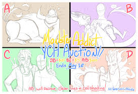 Monster Addict -The Game- YCH Auction! by Xeinzeru -- Fur Affinity [dot] net