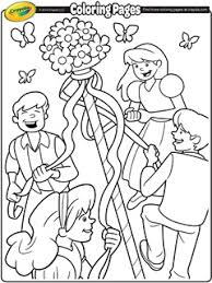 Click on a valentine coloring sheet and then use your browser to print. May Day Free Coloring Pages Crayola Com