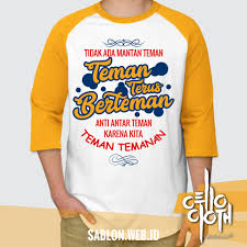 Selain itu baju reuni berdasarkan almamater juga berkaitan dengan warna, karena setiap sekolah mempunyai ciri khas warna tersendiri. Desain Sablon Kaos Reuni Ketemu Teman Mantan Sablon Kaos Online