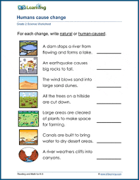That's why i created these vocabulary activities for any word list. Humans And The Environment Worksheets K5 Learning