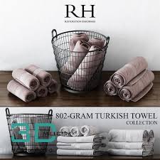 30 Bathroom Accessories 3dsmax File Free Download Towel Collection Turkish Towels Towel Basket