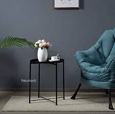 Instead of heavy wooden elements and weathered surfaces, opt for more modern decor and accessories. Neumark Iron Indoor Bedroom Kids Room Coffee Table Side Table Home Garden Flower Planter Pot Stand Size 56 Cm Height Amazon In Furniture