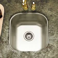 Small bar single bowl inset kitchen sink stainless steel tub cm2 10l 315x240x115. Undermount Bar Prep Sinks