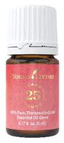 Fabulous in the diffuser, spritzed onto linen, applied to the soles of the feet or spine (diluted), or added to a bath. 25th Anniversary Blend Real Food Rn
