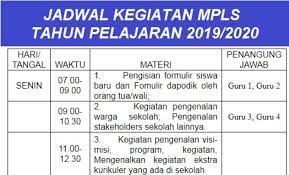 Latar belakang masa pengenalan lingkungan sekolah (mpls) adalah kegiatan pertama masuk sekolah untu. Contoh Jadwal Dan Tema Mpls Untuk Sd Smp Sma Smk Tahun 2019 2020 Smp Negeri 3 Jabung