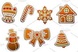 Gingerbread Cookies Set Gingerbread Cookies Gingerbread Christmas Cookies