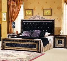 A gallery of simple ideas to make your slumber zone dreamy. Stylish Black Bedroom Furniture Interior Design Stylish Home Decors Food Bedroom Furniture Design Bed Furniture Design Furniture Design