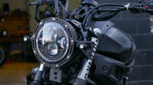 Xsr700 Led Headlight Conversion Led Turn Signal Upgrade Led Headlights Headlights Led Motorcycle Headlight
