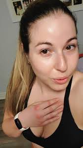 Dripping sweat after core cardio with Shaun T in T25 Beta! LOVE IT. This is  how you get RESULTS!