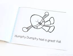 Just add a few nice words to your personal ecard, then send it off to brighten a loved one's day. Humpty Dumpty Printable Nursery Rhyme Book From Abcs To Acts