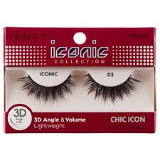 I Envy Iconic Collection 3d Eyelash Chic Icon Kpei03 Iconic Lashes Eyelashes Dramatic Eyes