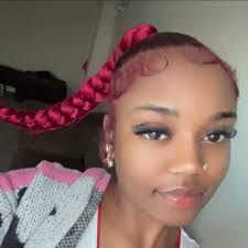 Knotless braids with hair