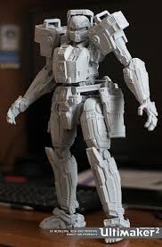 Sergey Kolesnik Unveils 3d Printed Highly Detailed 36 Cm Tall Titan Rec Figurine Teknoloji Yazici
