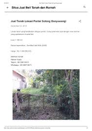 Dijual cepat rumah di kedawung dek. Jual Tanah Lokasi Pantai Solong Banyuwangi