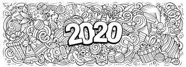 Kleurplaat 2020 5 In 2020 Kleurplaten Nieuwjaar Kerstperiode
