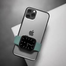 Iphone 11 Pro Apple Watch Series 4 And Pine Green Apple Sports Band Apple Watch Apple Sport Band Apple Watch Bands
