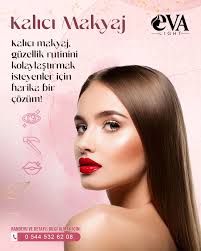 Her sabah kusursuz uyanmak ister misin? Eva Light Güzellik Merkezi'nde  profesyonel kalıcı makyaj uygulamalarıyla: ✔️ Doğal ve simetrik kaşlar ✔️  Belirgin dudak hatları ✔️ Zaman kazandıran güzellik ✔️ Uzun süre kalıcı,  silinmeyen