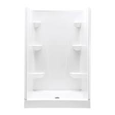 One piece shower stalls lowes. Shower Stalls Enclosures At Lowes Com Shower Kits Alcove Shower Kits Shower Stall