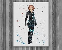 Black widow by manji675 on deviantart. Black Widow Watercolor Print Black Widow Art Black Widow Painting Marvel Comics Art Avengers Superhero Art Kids Room Decor Wall Art Vivid Art Designs