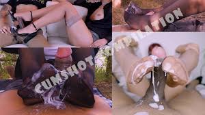 Pantyhose footjob compilation