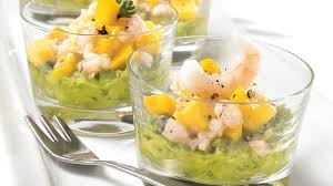 Salsa De Crevettes Et Mangue Sur Guacamole Recipe In 2020 Mango Salsa Mango Recipes Guacamole