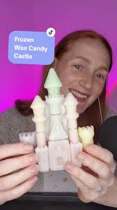Oodles Wax Candy Mukbang: Frozen Wax Candy Castle