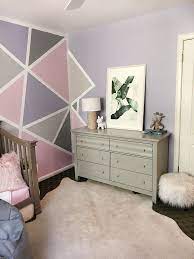 Home Decor Geometric Accent Wall Little Girl S Room Love Maegan Girls Room Paint Girls Room Wall Decor Accent Wall Bedroom Paint