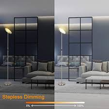 Moreover, the floor lamp is attached to a side table and you cannot separate the table from the lamp. Floor Lamp 30w 2400lumes Sky Led Modern Torchiere 3 Color Temperatures Super Bright Floor Lamps Tall Standing Pole Light With Remote Touch Control For Living Room Bed Room Office Brushed Nickel Pricepulse