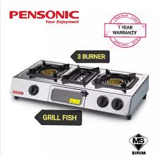 Gas elpiji 3kg relatif paling banyak digunakan masyarakat indonesia. Pensonic 2 In 1 Grill And Stove Whirlwind Gas Burner Pgc 8801s Dapur Gas Dengan Bbq Pgc 26n Shopee Malaysia